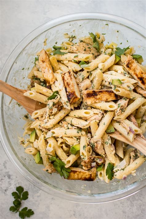 Grilled Chicken Pasta Salad • Salt & Lavender