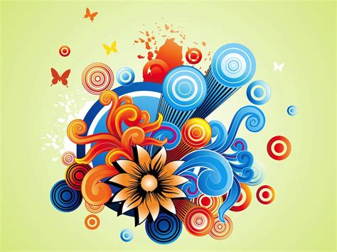 Colorful Flowers Graphics Vector Art & Graphics | freevector.com