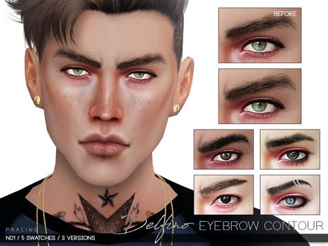 Eyebrow wrinkles in 15 versions. Found in TSR Category 'Sims 4 Female ...