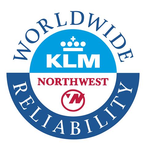 Northwest Airlines KLM Logo PNG Transparent & SVG Vector - Freebie Supply