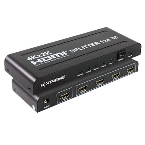 Xtreme 4 Port HDMI Splitter - Walmart.com