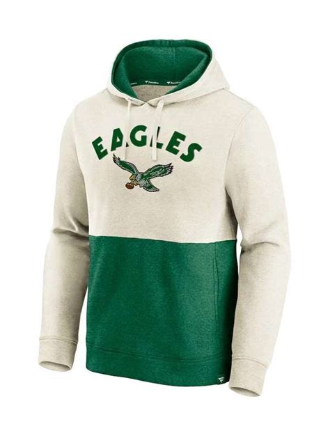 Philadelphia Eagles Kelly Green Colorblock Hoodie - Victoria Jacket