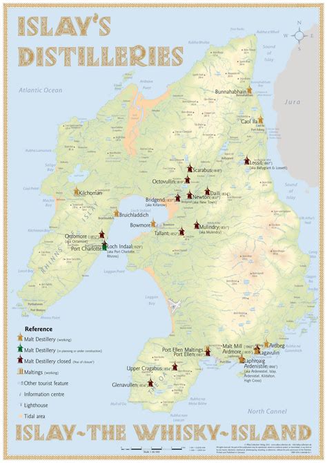 Scotland's Isle of Islay's Whisky Distilleries [Infographic] | Distillery Trail