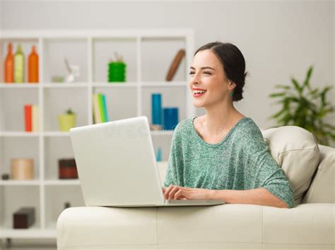 Laughing couch friends stock image. Image of colorful - 20064965