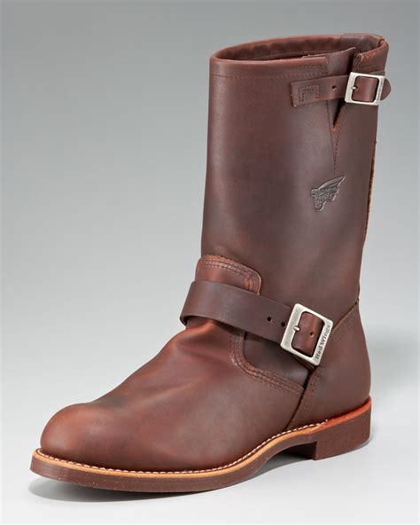 Red wing Heritage Engineer Boot in Brown for Men | Lyst