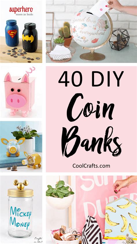 40 Cool DIY Piggy Banks For Kids & Adults • Cool Crafts