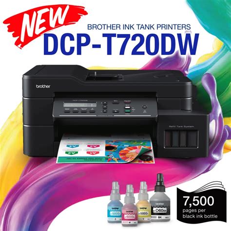 DCP-T720W Wireless All in One Ink Tank Printer