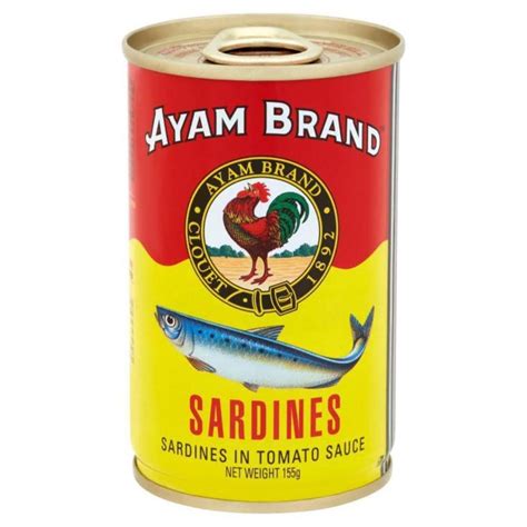 Ayam Brand: Sardines in Tomato Sauce(425g) - Claude & Clari