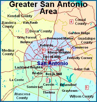 Free Printable Maps: San Antonio Map | Map, Bexar county, Printable maps