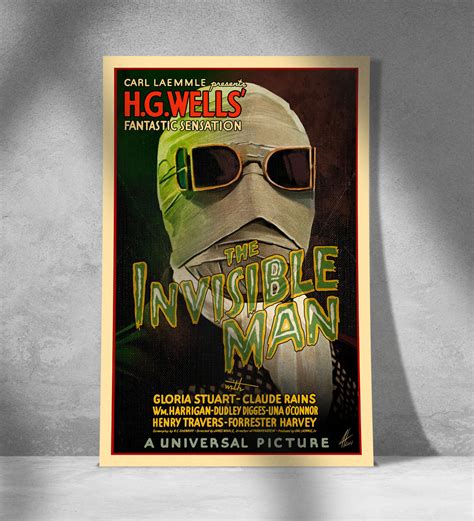 The Invisible Man Movie Poster | Etsy