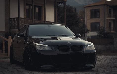 black BMW sedan #BMW #V10 #E60 #Atmo #5K #wallpaper #hdwallpaper # ...