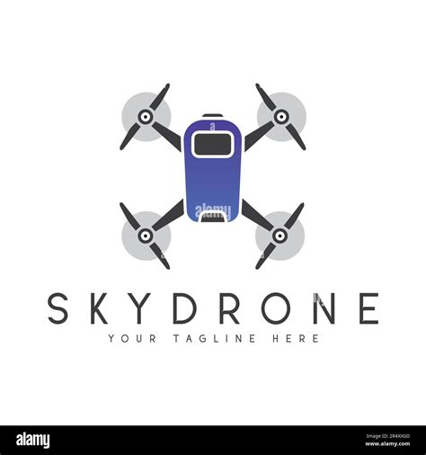 Sky Drone Logo Design Drone Camera Logotype Stock Vector Image & Art - Alamy