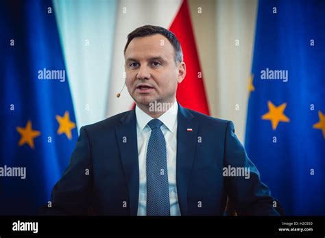 President of Poland Andrzej Duda Stock Photo - Alamy