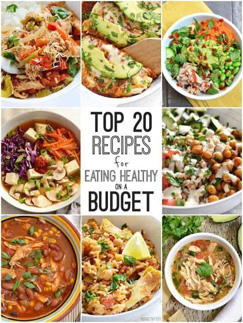 Top 20 Recipes for Eating Healthy on a Budget | Budget Bytes | Bloglovin’