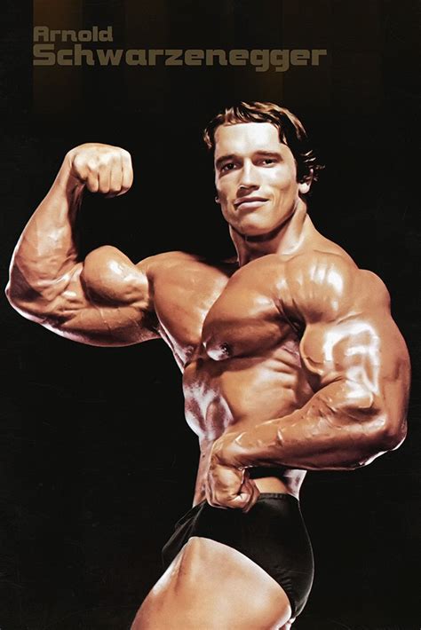 Arnold Schwarzenegger Young Poster – My Hot Posters