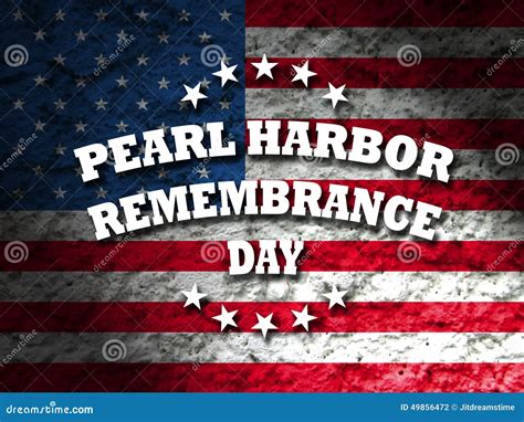 Pearl Harbor Remembrance Day Stock Photo - Image of states, memorial ...