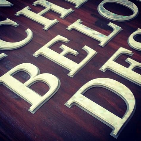 Metallic Foam Board Personalized 5" Letters by Project Formations www ...