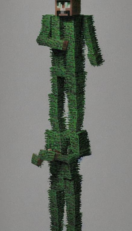 prompthunt: real life minecraft creeper full body portrait by ed ...