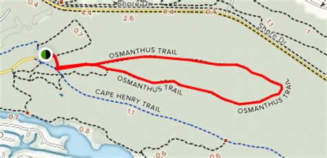 First Landing State Park Trail Map - Printable Map