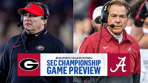 2023 SEC Championship FULL PREVIEW: No. 1 Georgia vs. No. 8 Alabama I ...