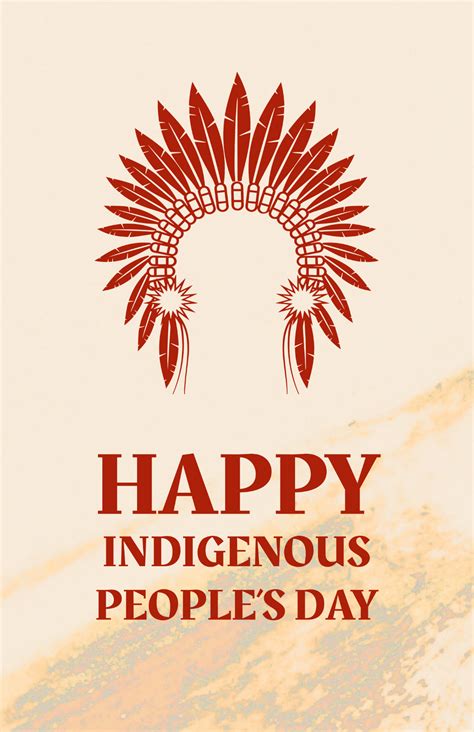 Free Indigenous Peoples' Day Poster Template - Edit Online & Download ...