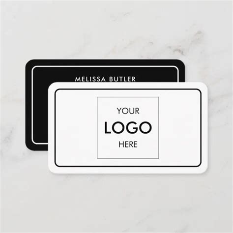 Minimalist Professional Logo Business Card | Zazzle