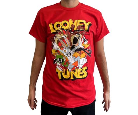 Warner Brothers Men's Red Looney Tunes Graphic Tee | Big Lots