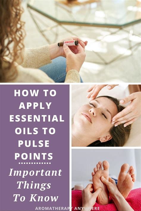 Best Pulse Points for Essential Oils For Faster Benefits - Aromatherapy Anywhere