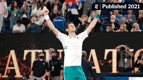 Novak Djokovic Wins Australian Open Final Over Daniil Medvedev - The ...