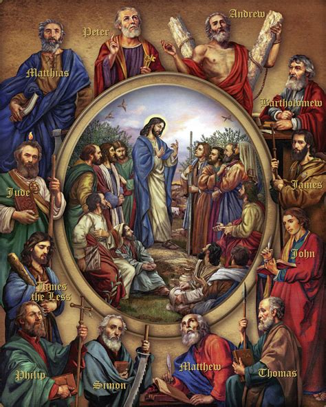 12 Apostles P Catholic Picture Print - Etsy