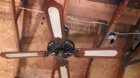 SMC (Shell Manufacturing Company) model A52 Ceiling Fan (part 2) - YouTube