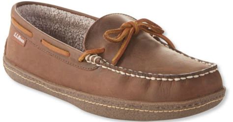 LL Bean Men's Handsewn Leather Slippers Only $23.99 (Regularly $50) - Awesome Reviews