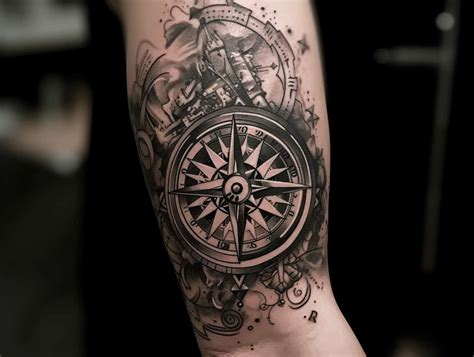 Compass Tattoo Meaning: Symbolism and Interpretations