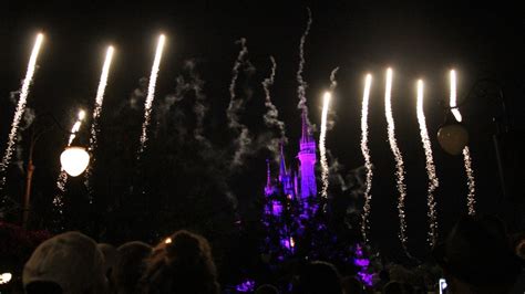 Wishes Fireworks Magic Kingdom - Crystal Palace View - YouTube