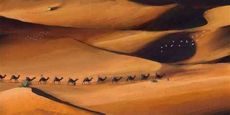 Desert caravan by dry-arts on DeviantArt