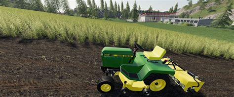 Mod John Deere 332 Lawn Tractor with Lawn Mower and Garden v2.0 - FS 25 ...