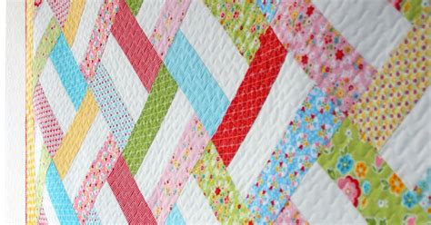 Quilt Story: Easy Strip Quilt Pattern from WoodberryWay...