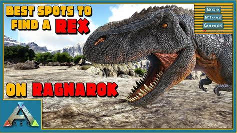 ARK: Ragnarok - ALL REX Spawn LOCATIONS | Best Spots to Find Them!! - YouTube