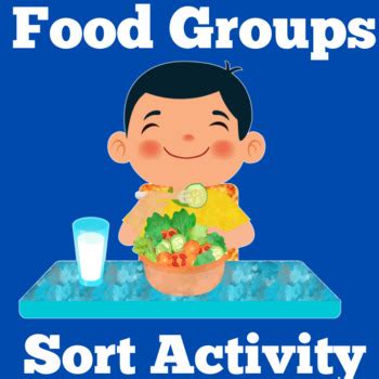 Food Group Groups Worksheet Sort | Kindergarten 1st 2nd 3rd Grade | Nutrition
