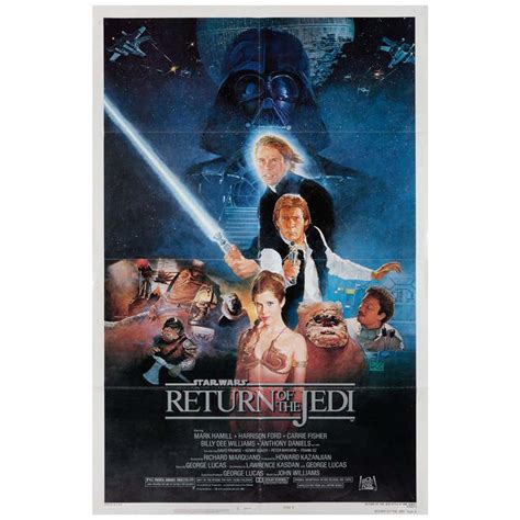 "Revenge Of The Jedi" Film Poster, 1983 For Sale at 1stDibs | revenge ...