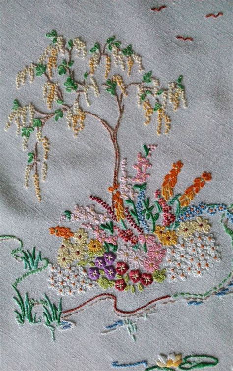 willow tree embroidery pattern - Helene Kiser