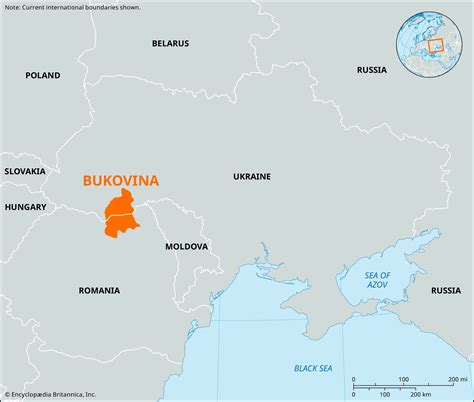 Bukovina | Ukraine, Romania, Map, & History | Britannica