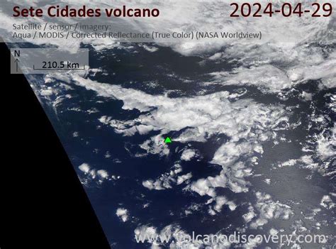 Latest Satellite Images of Sete Cidades Volcano | VolcanoDiscovery