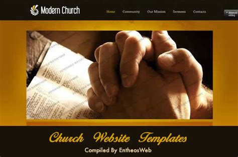 Best Church Website Templates | EntheosWeb