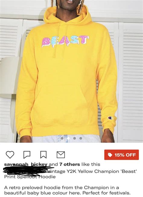 selling Mr.Beast merch as vintage 🤦‍♂️ : Depop