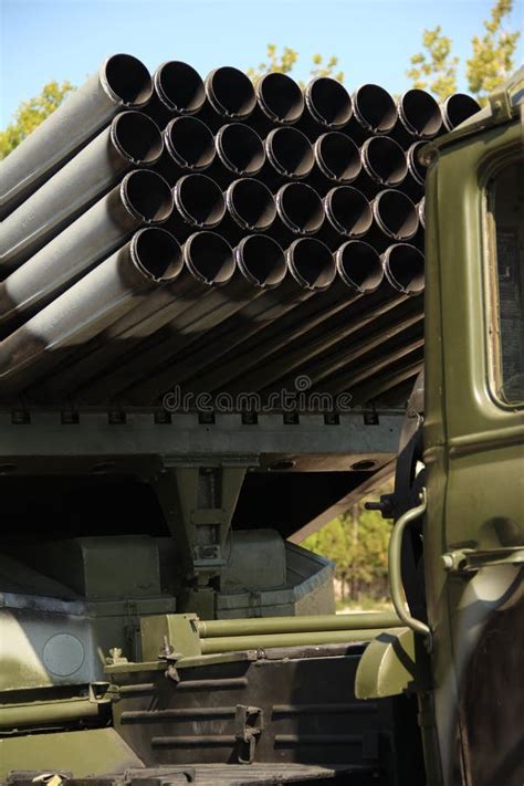 Russian Rocket Launchers - Grad Stock Image - Image of rockets, modern ...