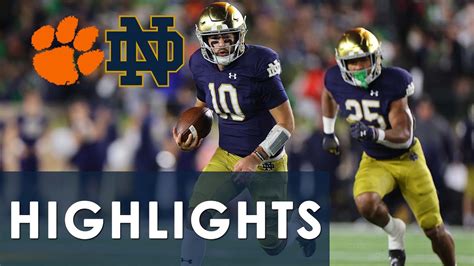 Notre Dame vs. Clemson | EXTENDED HIGHLIGHTS | 11/5/2022 | NBC Sports - Win Big Sports