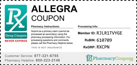 Allegra Coupon - Pharmacy Discounts Up To 80%