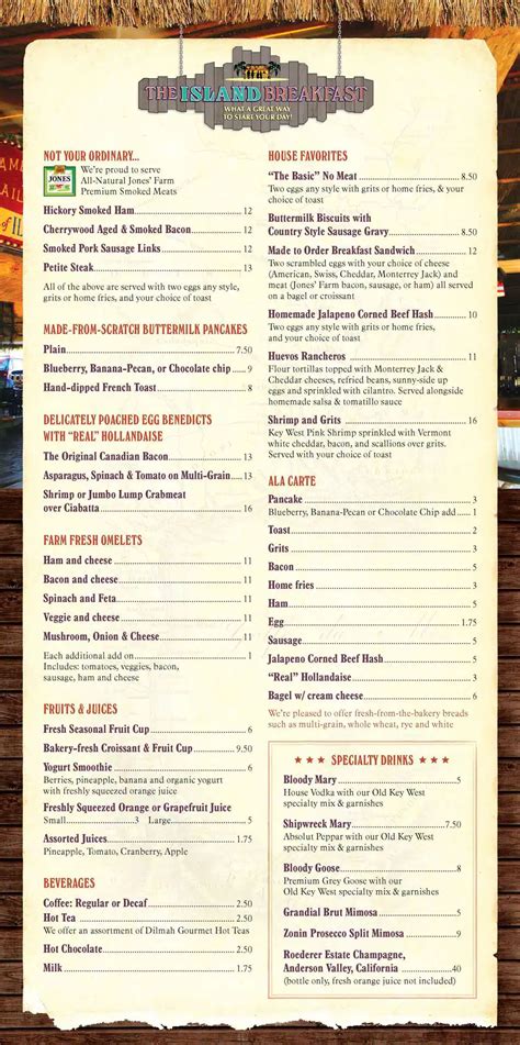 The Island Fish Company & Tiki Bar Menu - Urbanspoon/Zomato