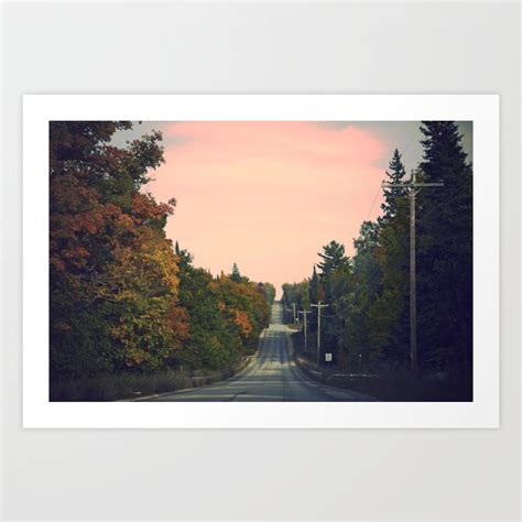 Long Road Ahead Art Print by Janice | Society6